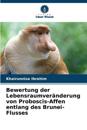 Bewertung der Lebensraumveränderung von Proboscis-Affen entlang des Brunei-Flusses