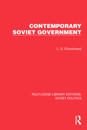 Contemporary Soviet Government
