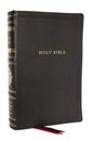 RSV Personal Size Bible with Cross References, Black Genuine Leather, (Sovereign Collection)
