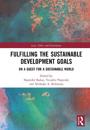 Fulfilling the Sustainable Development Goals