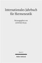 Internationales Jahrbuch für Hermeneutik