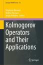 Kolmogorov Operators and Their Applications