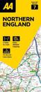 AA Road Map Northern England