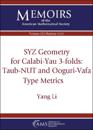 SYZ Geometry for Calabi-Yau 3-folds: Taub-NUT and Ooguri-Vafa Type Metrics