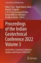 Proceedings of the Indian Geotechnical Conference 2022 Volume 3