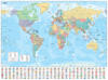 Collins World Wall Paper Map