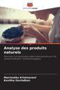Analyse des produits naturels