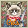 Grumpy Cats Grayscale Coloring Book for Adults