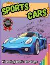 Sports Cars Coloring Book for Boys