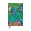 Van Gogh’s Irises Maxi 12-month Horizontal Softcover Flexi Dayplanner 2025 (Elastic Band Closure)