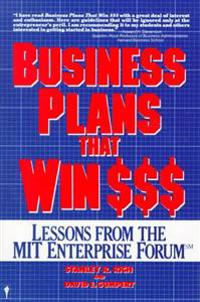 Business Plans That Win $$$: Lessons from the MIT Enterprise Forum