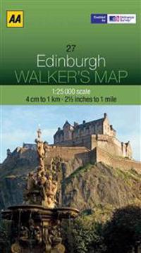AA Walker's Map Edinburgh 27