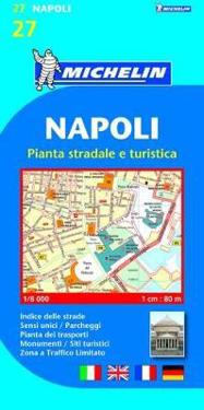 Michelin City Map Naples Napoli