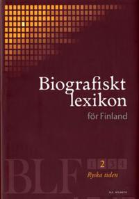Biografiskt lexikon för Finland 2 Ryska tiden