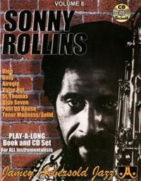 Jamey Aebersold Jazz -- Sonny Rollins, Vol 8: Book & CD