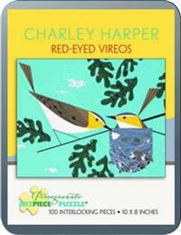 Charley Harper/Redeyed Vireos 100 Piece Tin Puzzle