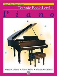 Alfred's Basic Piano Course Technic, Bk 4
