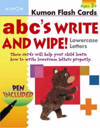 ABC's Lowercase Write and Wipe Flash Cards