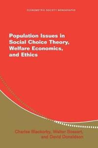 Population Issues In Social Choice Theory, Welfare Economics And Ethics