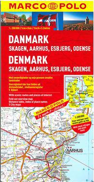 MARCO POLO Karte Dänemark 01, 1 : 200 000