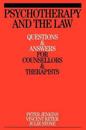 Psychotherapy and the Law