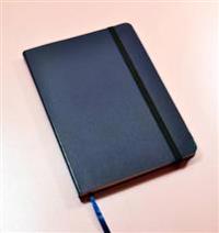 Monsieur Notebook Leather Journal - Navy Ruled Medium A5