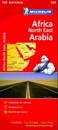 Nordöstra Afrika Michelin 745 karta : 1:4milj