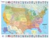 U.S.A Political - Michelin rolled & tubed wall map Paper