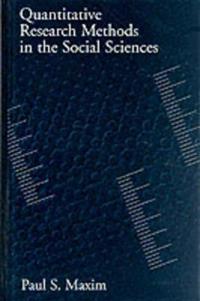 Quantitative Research Methods in the Social Sciences