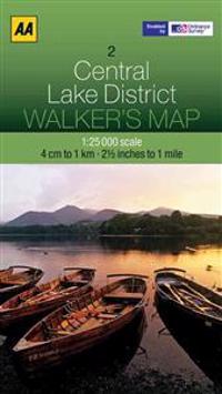 Aa Central Lake District Walker's Map