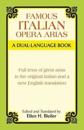 Famous Italian Opera Arias - a Dual-Language Book