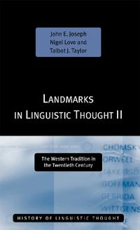 Landmarks in Linguistic Thought 2
