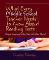 What Every Middle School Teacher Needs to Know About Reading Tests