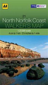 Aa North Norfolk Coast Walker's Map