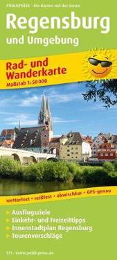 Regensburg und Umgebung 1 : 50 000 Rad- und Wanderkarte
