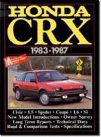 Honda Crx Shop Manual, 1983-87
