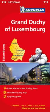 Grand Duchy of Luxembourg National Map 717